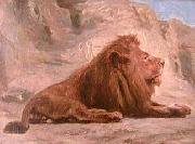 Pedro Americo Lion oil painting